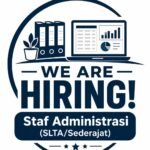 Logo WE ARE HIRING: STAF ADMINISTRASI (SLTA/SEDERAJAT)