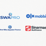Logo SWAPRO, OLX Mobbi, SMS Finance & Sinarmas Multifinance